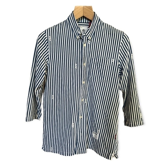 Bedwin & The Heartbreakers X Adidas Originals Tokyo Striped Shirt, Small - Picture 1 of 10